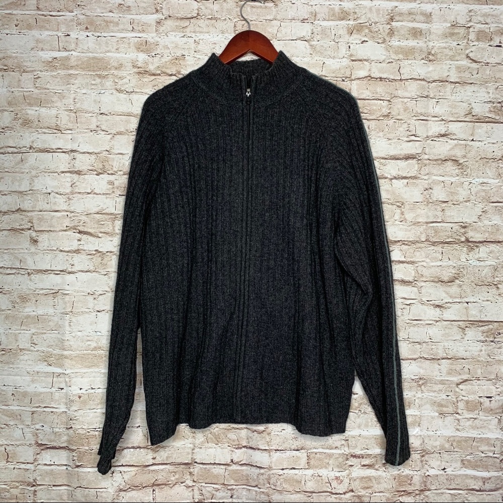 Horny Toad mens ribbed full zip cardigan Sz XL men
